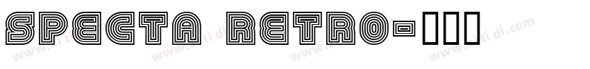Specta Retro字体转换